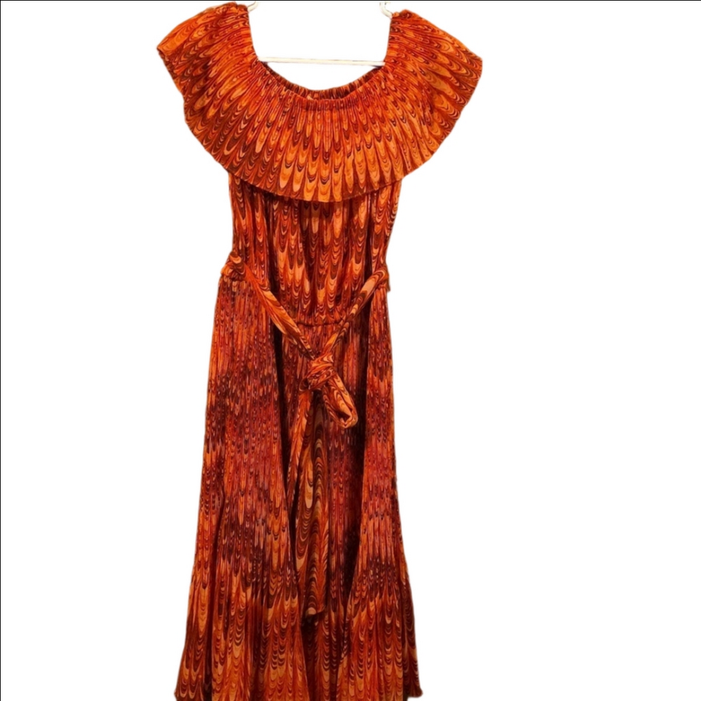 Michael Kors Vibrant Orange Dress